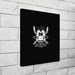 Холст квадратный Hockey Team, цвет: 3D-принт — фото 2