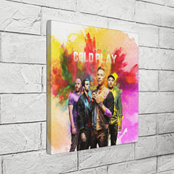 Холст квадратный Coldplay, цвет: 3D-принт — фото 2