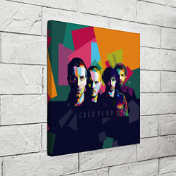 Холст квадратный Coldplay, цвет: 3D-принт — фото 2
