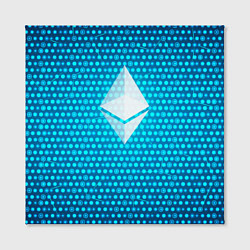 Холст квадратный Blue Ethereum, цвет: 3D-принт — фото 2