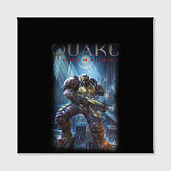 Холст квадратный Quake: Soldier Champion, цвет: 3D-принт — фото 2