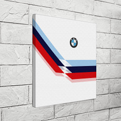 Холст квадратный BMW БМВ WHITE, цвет: 3D-принт — фото 2