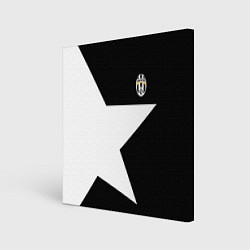 Холст квадратный FC Juventus: Star, цвет: 3D-принт