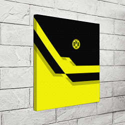 Холст квадратный BVB FC: Yellow style, цвет: 3D-принт — фото 2