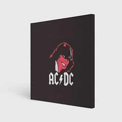 Холст квадратный AC/DC Devil, цвет: 3D-принт