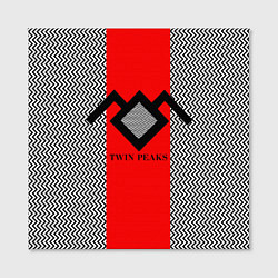 Холст квадратный Twin Peaks Mark, цвет: 3D-принт — фото 2