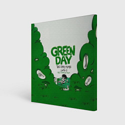 Холст квадратный Green Day: The early years, цвет: 3D-принт