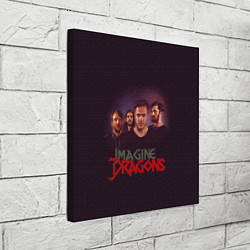 Холст квадратный Группа Imagine Dragons, цвет: 3D-принт — фото 2