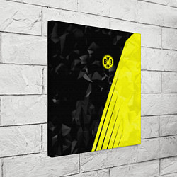 Холст квадратный FC Borussia Dortmund: Abstract, цвет: 3D-принт — фото 2