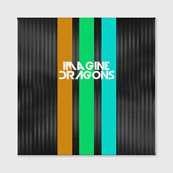 Холст квадратный Imagine Dragons: Evolve Lines, цвет: 3D-принт — фото 2