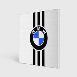 Холст квадратный BMW: Black Strips, цвет: 3D-принт