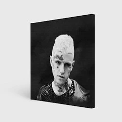 Холст квадратный Lil Peep: Black Edition, цвет: 3D-принт