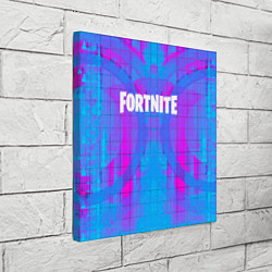 Холст квадратный Fortnite: Acid Neon, цвет: 3D-принт — фото 2