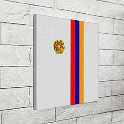 Холст квадратный I Love Armenia, цвет: 3D-принт — фото 2
