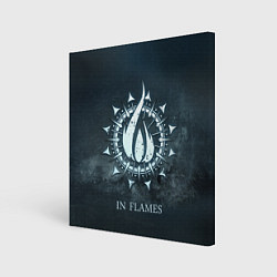 Холст квадратный In Flames: Cold Fire, цвет: 3D-принт