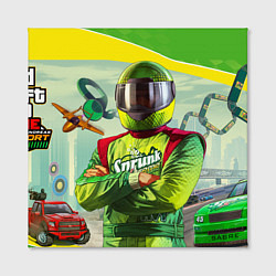 Холст квадратный GTA V: Online Racer, цвет: 3D-принт — фото 2