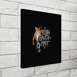 Холст квадратный Crush Bandicoot, цвет: 3D-принт — фото 2