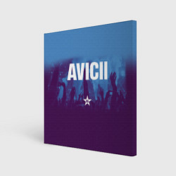 Холст квадратный Avicii Star, цвет: 3D-принт