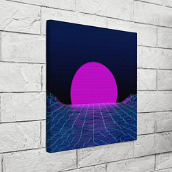 Холст квадратный Digital Sunrise, цвет: 3D-принт — фото 2