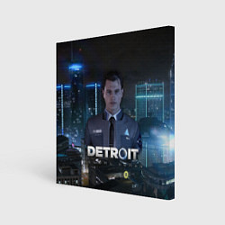 Холст квадратный Detroit: Connor, цвет: 3D-принт