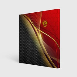 Холст квадратный RUSSIA SPORT: Gold Collection, цвет: 3D-принт