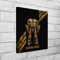 Холст квадратный Bumblebee Auto, цвет: 3D-принт — фото 2