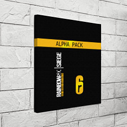 Холст квадратный Rainbow Six Siege: Alpha Pack, цвет: 3D-принт — фото 2