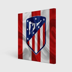 Холст квадратный ATLETICO MADRID, цвет: 3D-принт