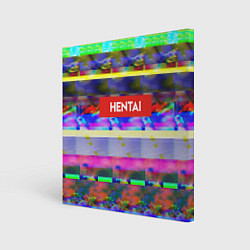 Холст квадратный Hentai TV, цвет: 3D-принт