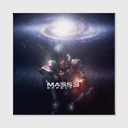 Холст квадратный Mass Effect 3, цвет: 3D-принт — фото 2