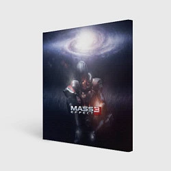 Холст квадратный Mass Effect 3, цвет: 3D-принт