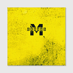 Холст квадратный Metro Exodus: Yellow Grunge, цвет: 3D-принт — фото 2