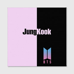 Холст квадратный BTS Jung Kook, цвет: 3D-принт — фото 2