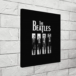 Холст квадратный The Beatles: Black Side, цвет: 3D-принт — фото 2