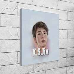Холст квадратный BTS K.S.Jin, цвет: 3D-принт — фото 2