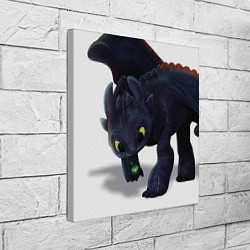 Холст квадратный Как приручить дракона, цвет: 3D-принт — фото 2