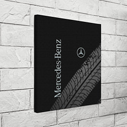 Холст квадратный Mercedes AMG: Street Style, цвет: 3D-принт — фото 2