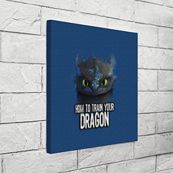 Холст квадратный How to train your dragon, цвет: 3D-принт — фото 2