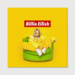 Холст квадратный Billie Eilish, цвет: 3D-принт — фото 2