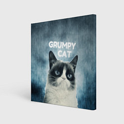 Холст квадратный Grumpy Cat, цвет: 3D-принт