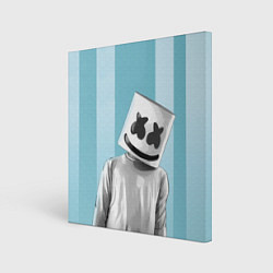 Холст квадратный Marshmello, цвет: 3D-принт