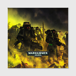 Холст квадратный Warhammer 40K - Космические Десантники, цвет: 3D-принт — фото 2