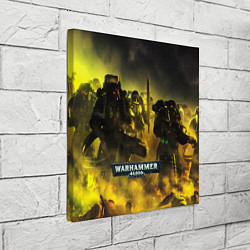 Холст квадратный Warhammer 40K - Космические Десантники, цвет: 3D-принт — фото 2