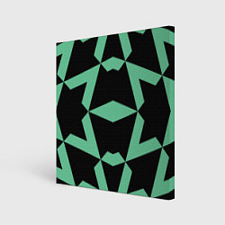 Холст квадратный Abstract zigzag pattern, цвет: 3D-принт