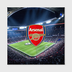 Холст квадратный FC Arsenal, цвет: 3D-принт — фото 2