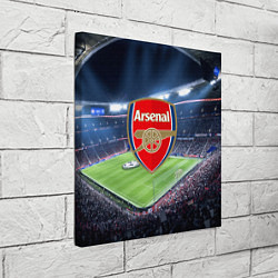 Холст квадратный FC Arsenal, цвет: 3D-принт — фото 2