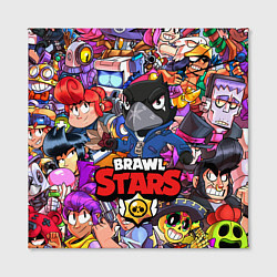 Холст квадратный BRAWL STARS CROW, цвет: 3D-принт — фото 2