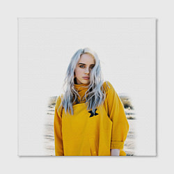 Холст квадратный BILLIE EILISH, цвет: 3D-принт — фото 2