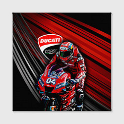 Холст квадратный Andrea Dovizioso, цвет: 3D-принт — фото 2