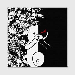 Холст квадратный Monokuma, цвет: 3D-принт — фото 2